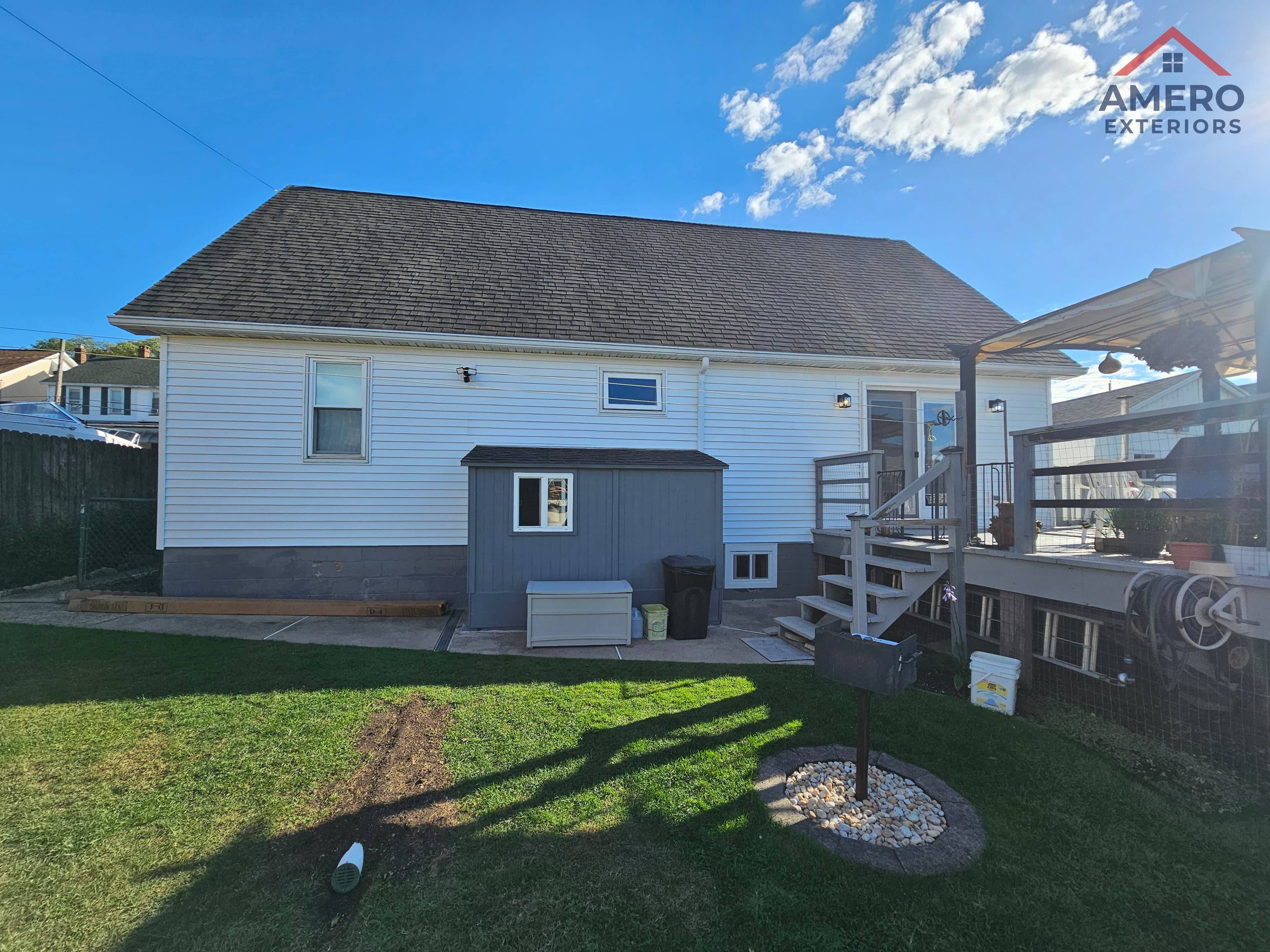 Hail Damage Insurance claim Siding Replacement - Photo 4